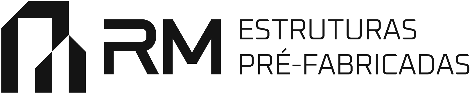 Logo RM Estruturas Pré-Fabricadas